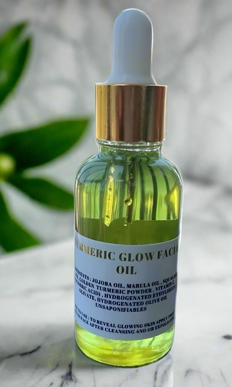 Turmeric infused facial oil
