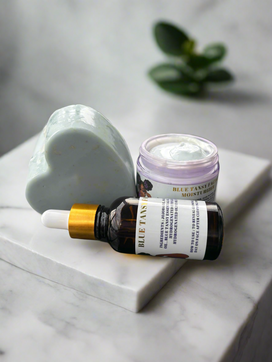 Blue tansy facial set