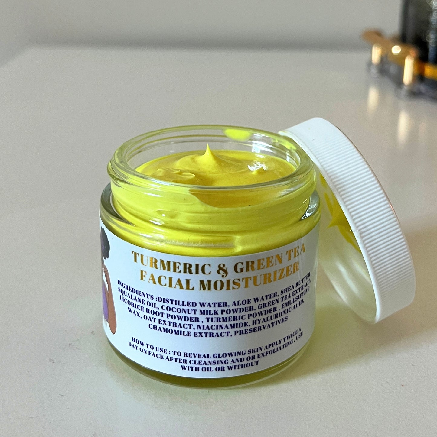 Turmeric & Green Tea moisturizer